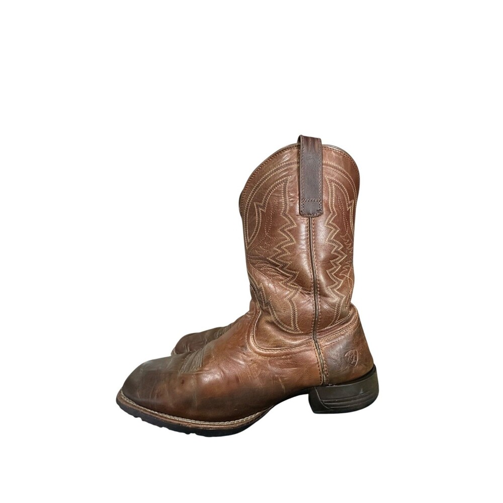 Ariat Men's Hybrid Ranchwork Western Boots Style 10042394 Size 12 D Distressed